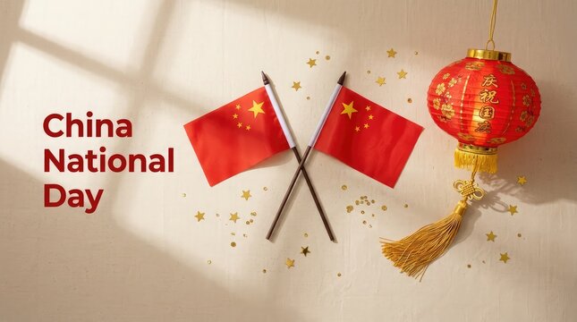 Celebrating the glorious national day of the people's republic of china with patriotic zeal and cultural festivities honoring history and future aspirations
