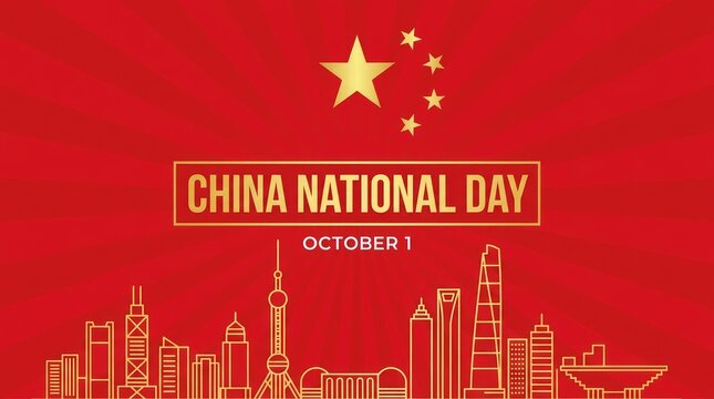 Celebrating the founding of the people's republic of china a vibrant national day commemorating history unity and the nation's remarkable journey forward