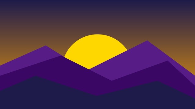abstract background with mountains