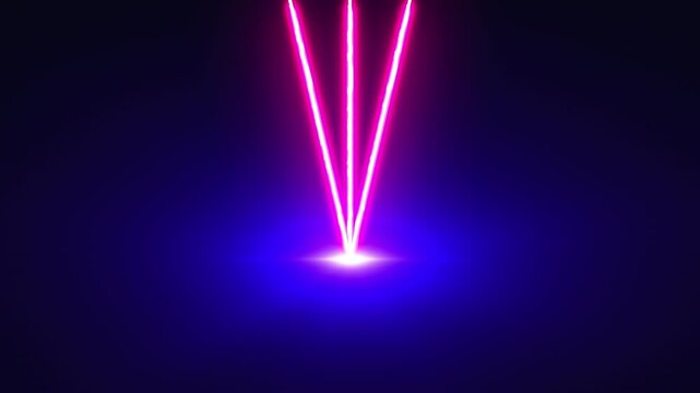 Abstract Laser beams. Computer generated render