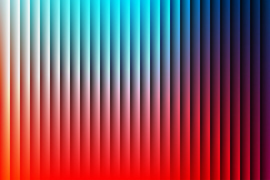 Cyan Red Blue Vertical Gradient Neon Light Abstract Background