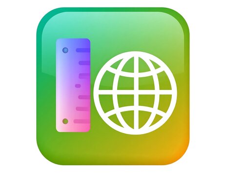 Weather forecast app icon design.
