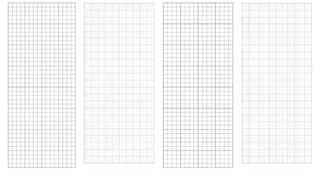 Abstract grid pattern background with thin black lines on a white surface.