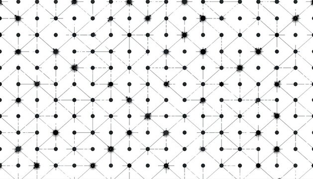 Abstract grid network pattern with connected dots and lines technical background vector technical background abstract geometry geometric structure connection blueprint technology infographic