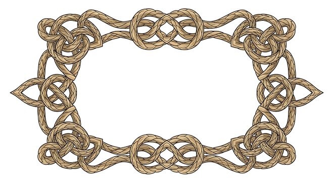 Intricate gold filigree jewelry design pattern.