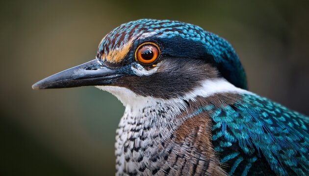 a close up photograph of a bird s head and upper body showcasing its distinctive beak and vibrant eye