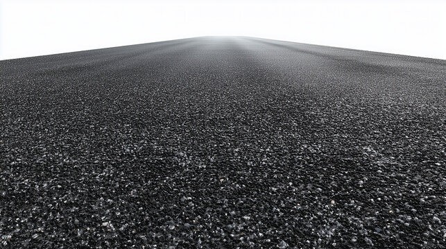 Seamless asphalt road texture background with perspective view of a highway surface.