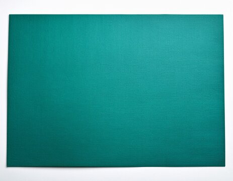 solid teal green paper texture background isolated on white background