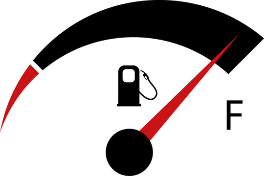 Car Fuel Gauge Meter and Gasoline Level Indicators Collection