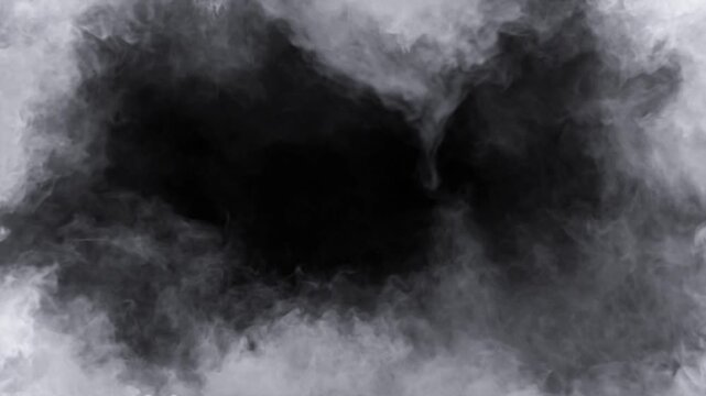 Mystery smoke surrounded border darkness backgrounds video