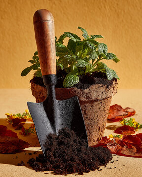 Vertical of spring gardening lifestyle