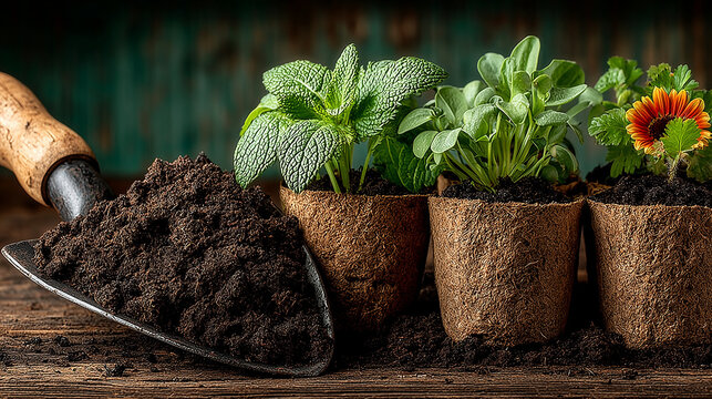 Vertical of spring gardening lifestyle