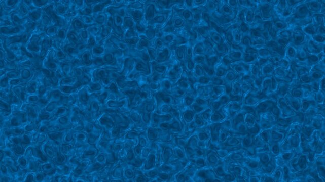 Abstract Blue Liquid Surface Background with Ripples