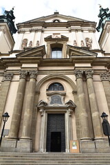 Obraz premium Façade baroque à Cracovie. Pologne 
