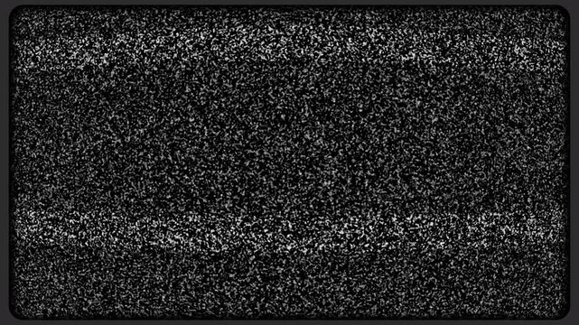 Static noise television turn off creates a unique black white grain pixel digital signal pattern. Perfect for abstract backgrounds or nostalgic designs.