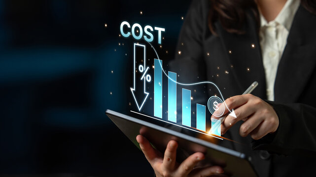 Cost reduction and cost saving through digital transformation, business cost optimization, operational cost reduction, financial saving, and resource efficiency strategies for business success. Spline