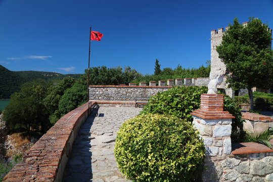 Butrint archaeological site in Albania. Venetian Castle.