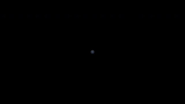 Smooth expanding search bar micro interaction animation on dark UI