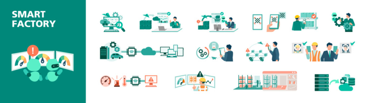 Leveraging digital twin technology and IoT cloud migration, a smart factory infrastructure monitors warehouse inventory in real time while optimizing automated ordering systems