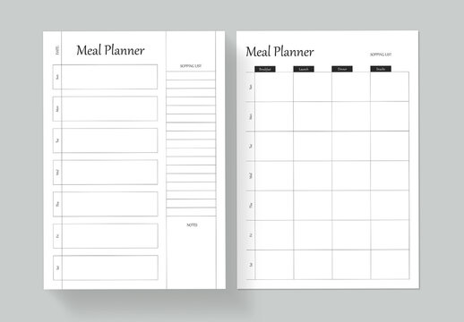 Meal Plan Template