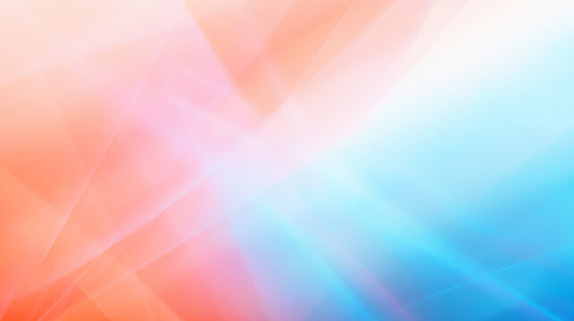 Abstract Colorful Geometric Background with Gradient Light Lines