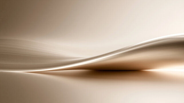 Abstract Elegant Golden Silk Wave Background