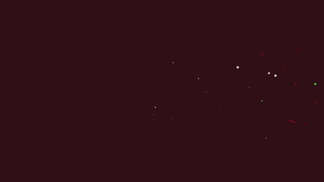 Cosmic glowing particles expanding in deep space void with dynamic light trails with infinite space backdrop deep red hue subtle twinkling lights particles emitting radiant (8612)