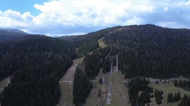 Mount Igman Olympic Mountain Aerial View