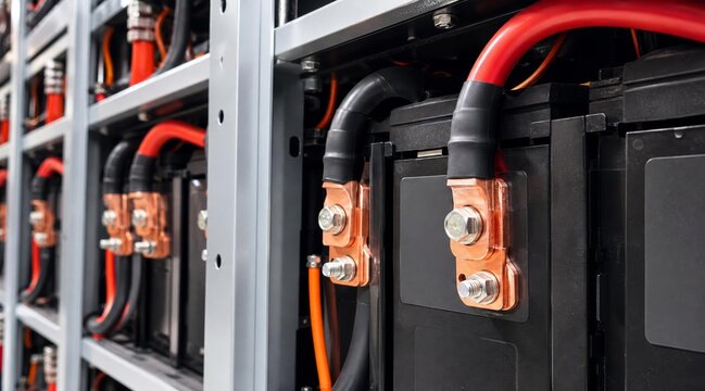 Industrial Battery Energy Storage System Connections.