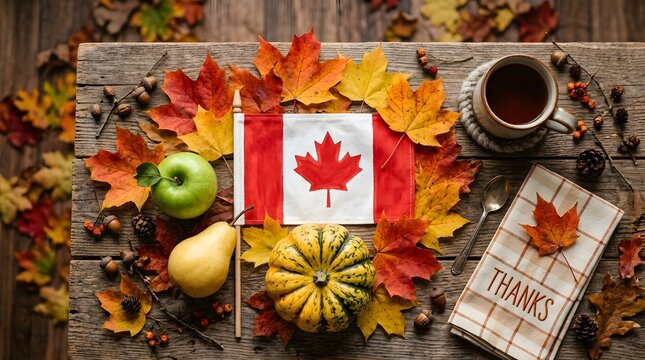 A warm and cozy canadian thanksgiving celebration embracing gratitude family and the bounty of the autumn harvest season together
