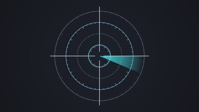 Abstract Cybernetic Hologram HUD Seamless Loop Animation