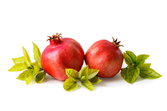 Pomegranate and pomegranate seeds. Rosh Hashanah (Jewish New Year holiday) concept.
