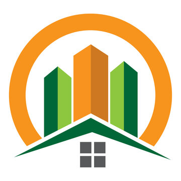Green House Real Estate Logo design and branding
