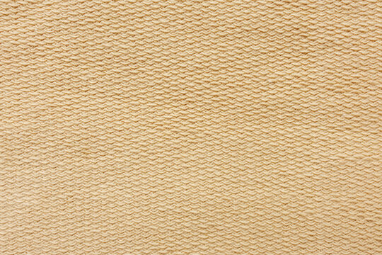 Beige loopback knit fabric wrong side texture