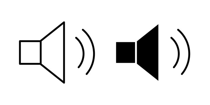 volume button icon vector pictograms group