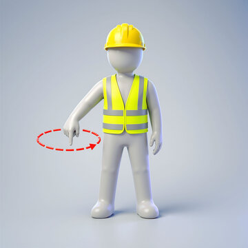 &ldquo;Lower&rdquo; Hand Signal for Crane Operators &ndash; Safe Load Lowering