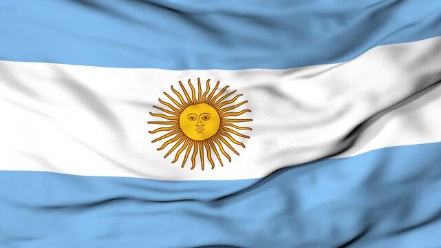 The flag of Argentina 