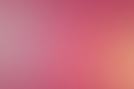 3D rendering of abstract blurred gradient background in dusty rose and warm terracotta pink tones for cosmetics packaging, beauty marketing, social media banners, web design, and copy space for text.