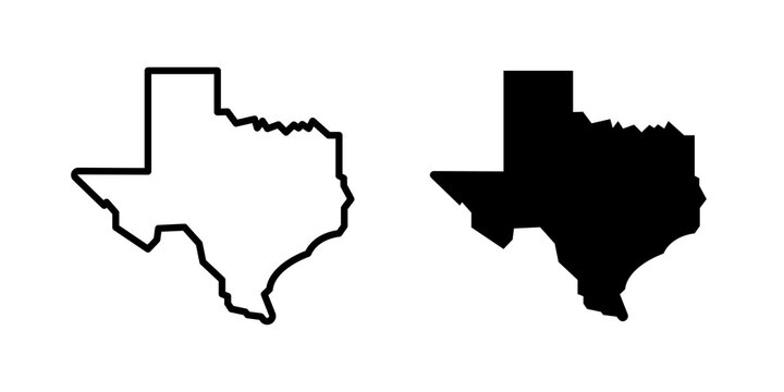 Texas icon flat clipart series