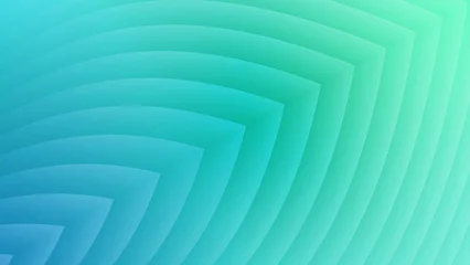Fototapete 3D Abstract Teal Layered Gradient Background With Curved Geometric Waves And Smooth Modern Design  © Muhammad