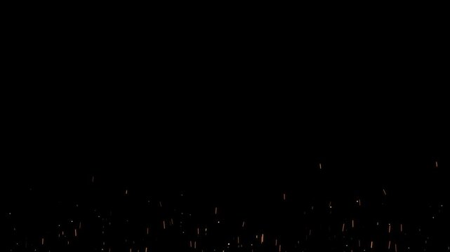 Hot orange embers, cinders, burning particles scatter space. furnace scenes, survival stories, fantasy battles, Halloween edits, forge visuals, combustion effects, fire overlays, cinematic backgrounds