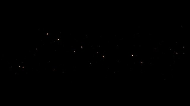 Bronze gold stars twinkle celestial field soft points, bold flares, open dark areas. trophy ceremonies, achievement fantasy scenes, party invitations, banners, dreamy transitions, majestic backdrops.