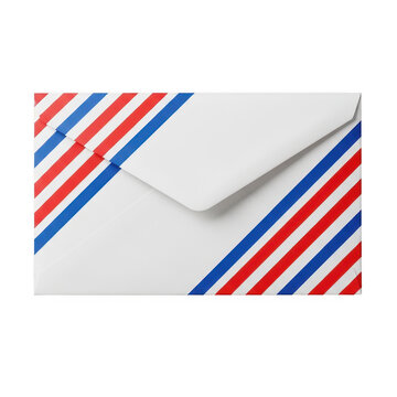 Air Mail Envelope isolated on transparent background