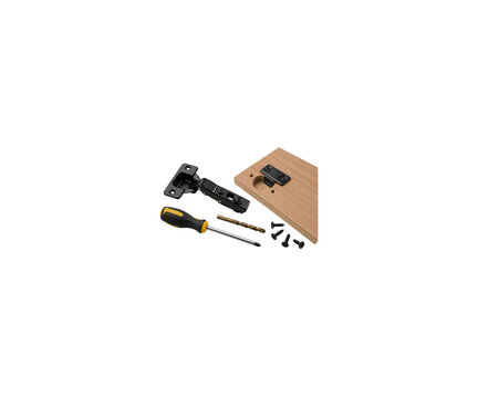 Concealed Cabinet Hinge Installation Kit with Drill Bit and Screws