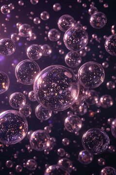 Floating spheres in infinite cosmic dark void