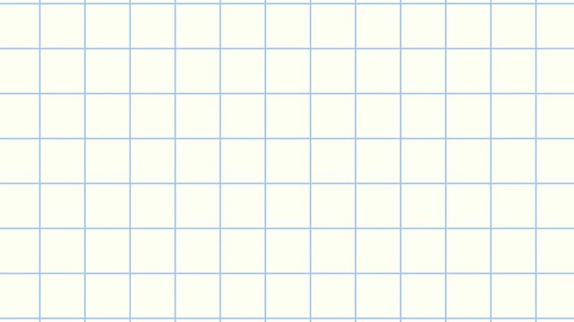 Grid Paper Sheet Notebook Page Moving Background