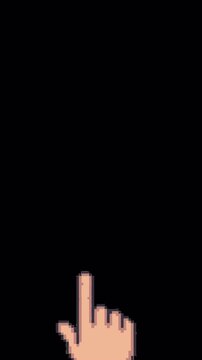 16 bit Finger Swipe Right Animation with Alpha Channel - 4K Portrait Vertical