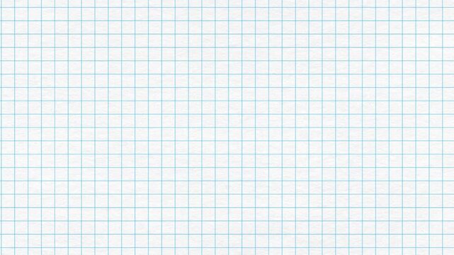 blue grid lines on white paper