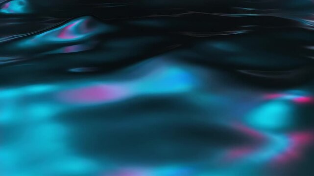 Abstract Liquid Motion Background With Neon Blue And Pink Glow Texture