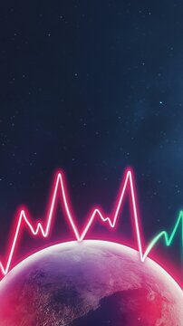 Innovative Digital Art Representing Global Trends in Data Analytics and Visualization Techniques